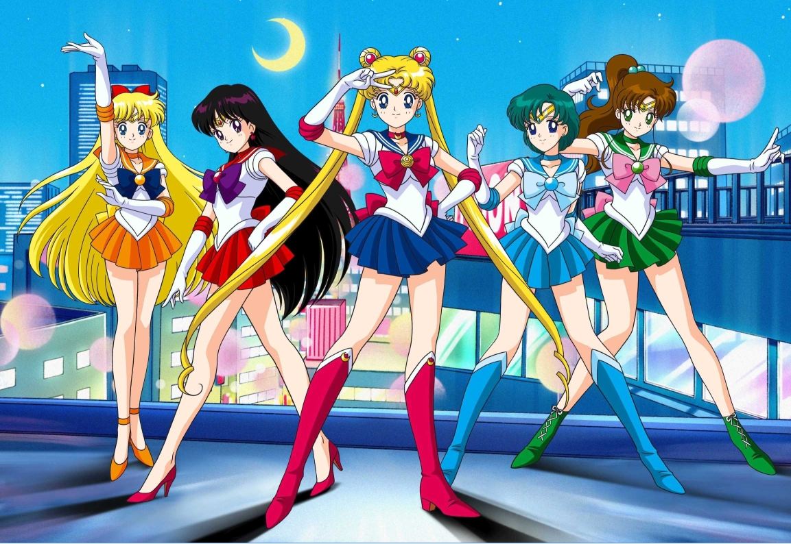 Sailor Moon and the Inner Senshi