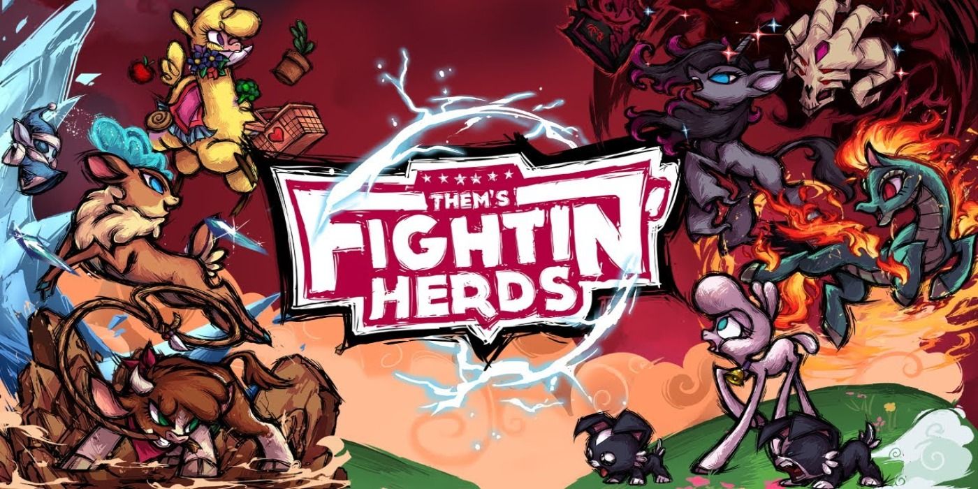 Them's Fightin' Herds title screen