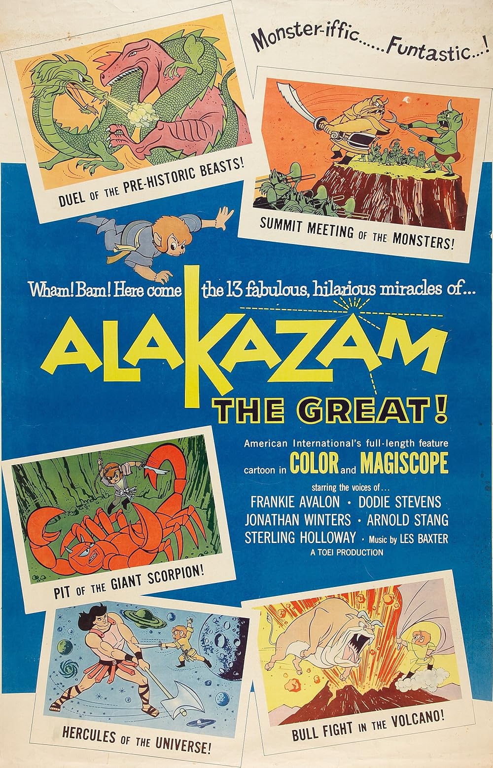 Original movie poster for Alakazam the Great