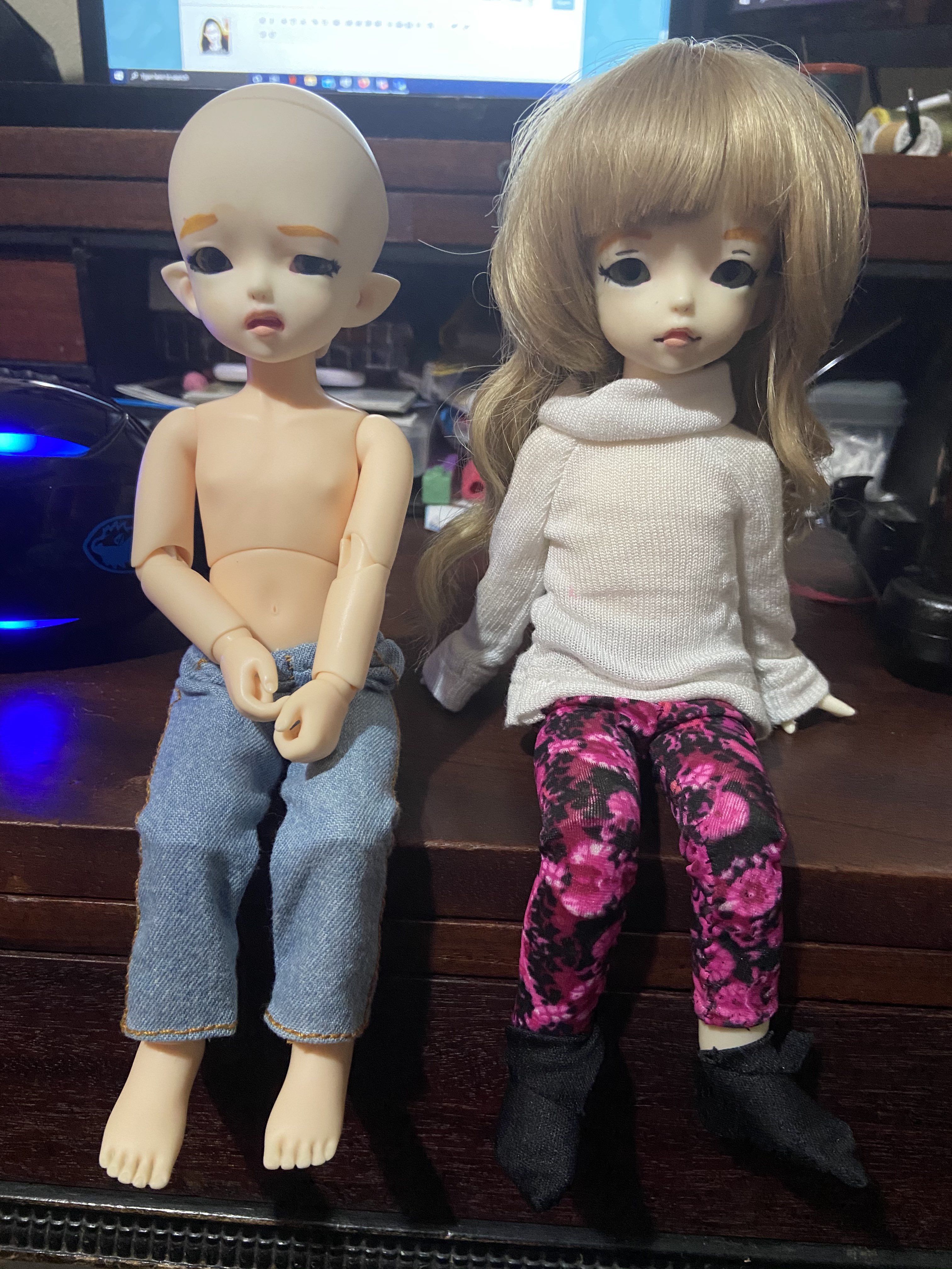My YoSD sized dolls, Lukas and Lucrezia