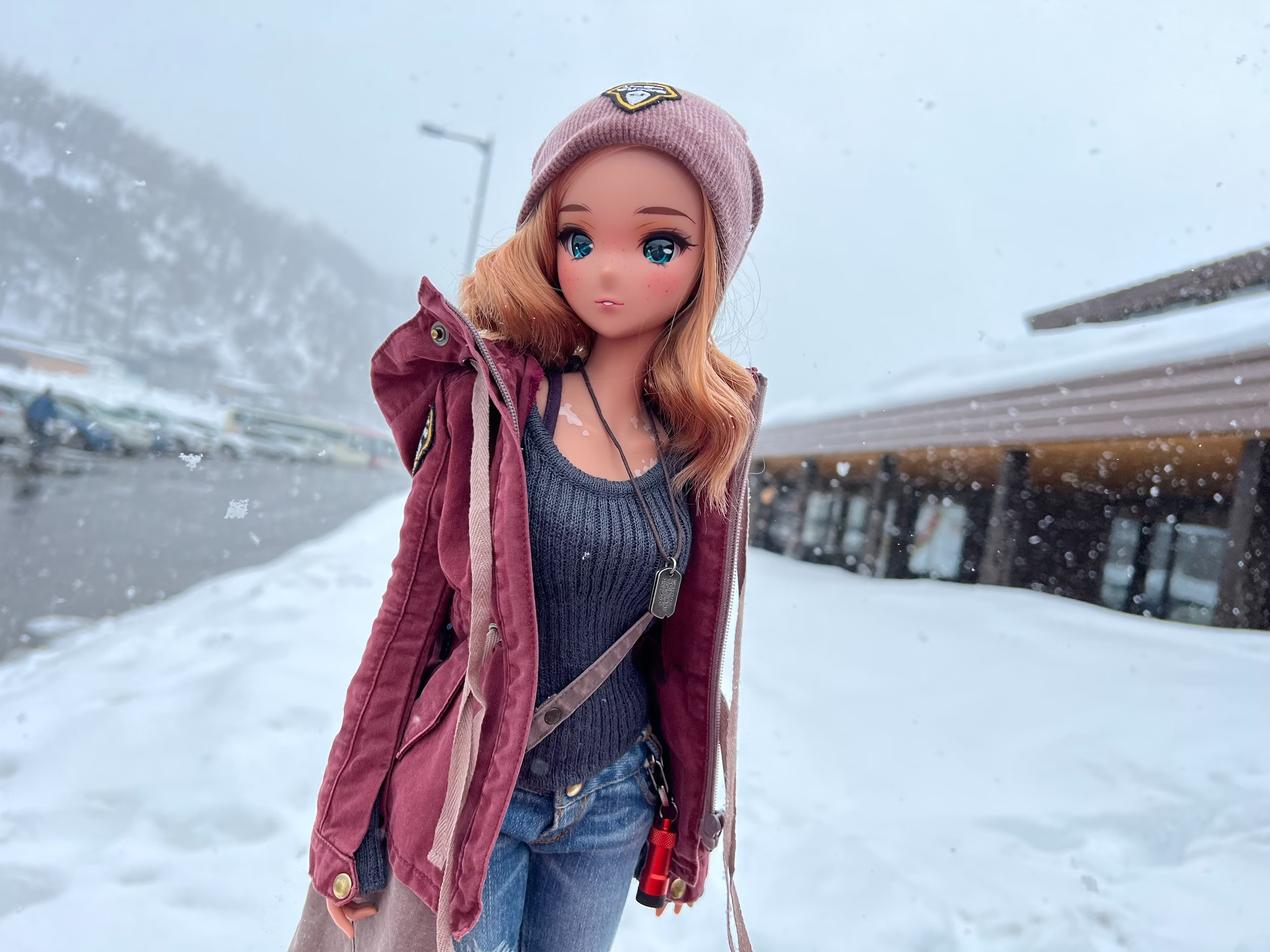 A Smartdoll standing in the snow.  Image from the official website.